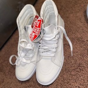 White High Top Vans